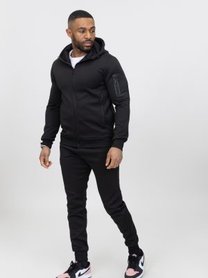 All black panther cotton tracksuit